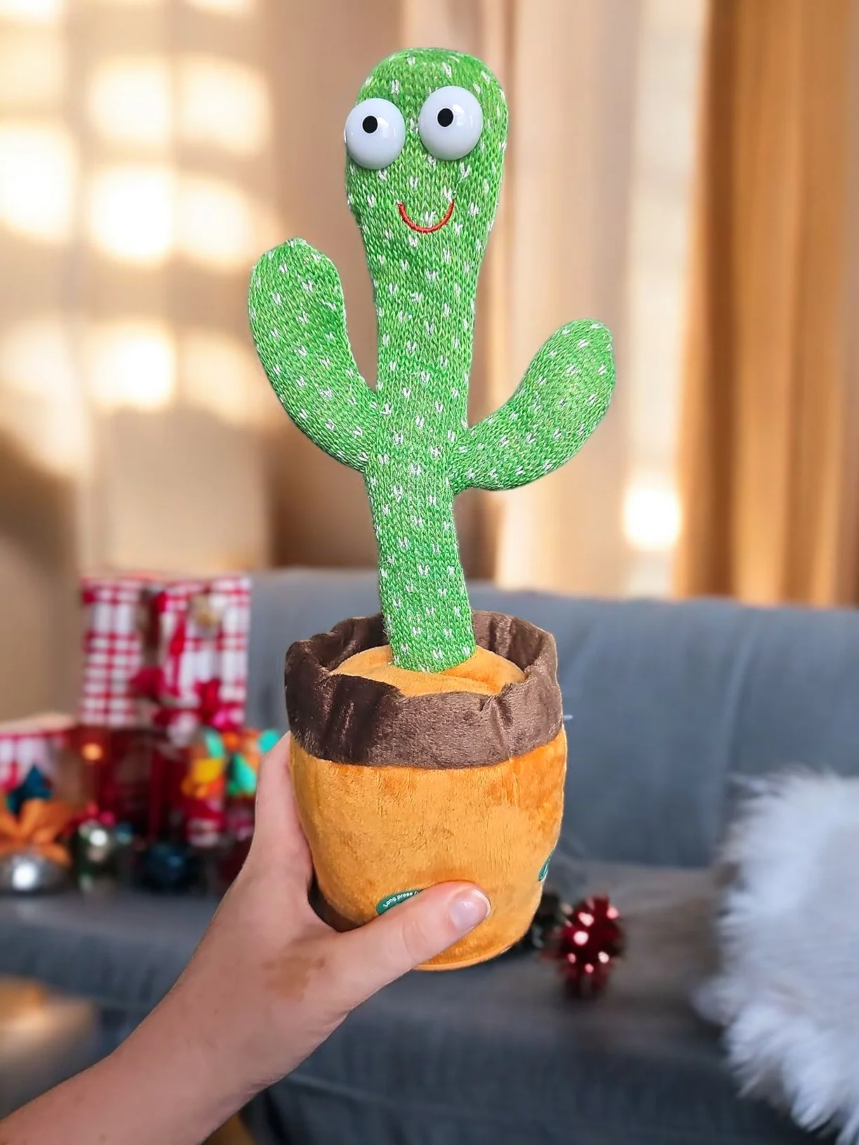 best gift for kids talking cactus plant toy