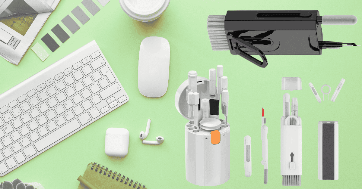Keyboard cleaner tool kit under $10 used on electronics