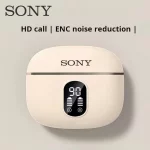 Sony HiFi True Wireless Bluetooth Earbuds with ENC Noise Reduction & LED Power Display – Stereo Headphones for iPhone & Android