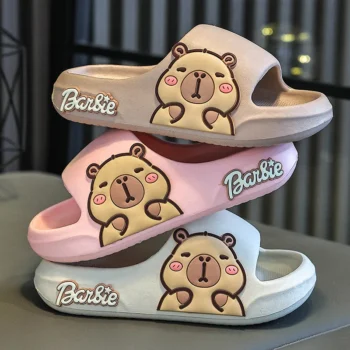 Kids Cartoon EVA Slippers – Cute Non-Slip Home & Bathroom Slides for Boys & Girls, Ages 2-16 Years