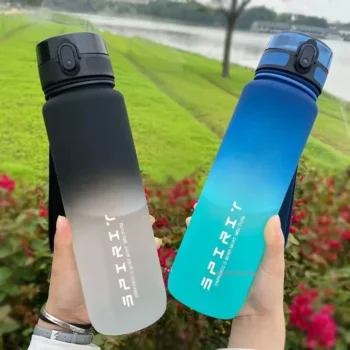1 L Sports Water Bottle – Leak-Proof Reusable Plastic Gym Bottle for Fitness, Travel & Outdoor Use