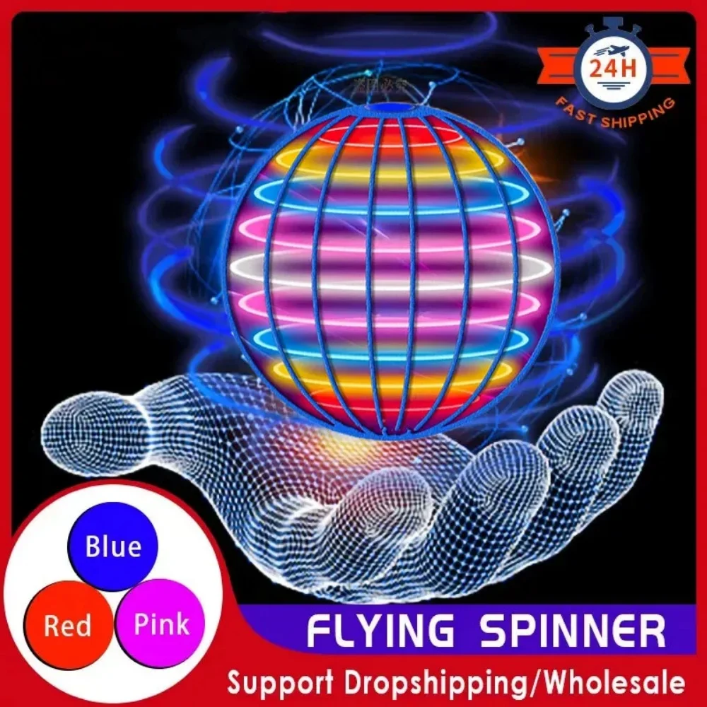 Flying Ball LED Spinner Toy – Hand-Controlled 360° Rotating Cosmic Globe for Indoor & Outdoor Play - Image 7