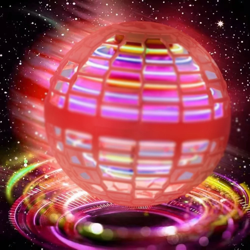 Flying Ball LED Spinner Toy – Hand-Controlled 360° Rotating Cosmic Globe for Indoor & Outdoor Play - Image 2