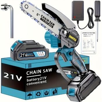 Mini Chainsaw Cordless – Lightweight Portable Electric Tree Pruning Saw with Rechargeable Battery