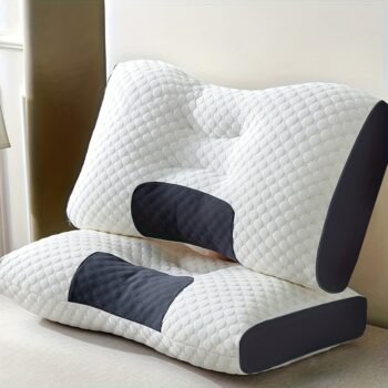 Soft Woven Neck Massage Pillow Set – Buy 1 Get 1 Free Ergonomic Support Pillow for Couples
